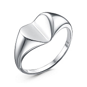 Кольцо Сердце из серебра
