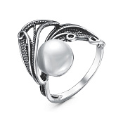 Кольцо из серебра с жемчугом
